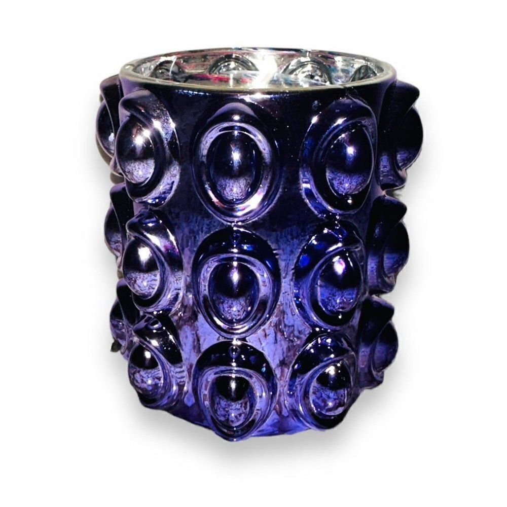 Christian Lacroix Maison pomegranate hibiscus candle Puprle Bubble Glass New Soy
